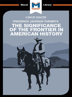 cover image of An Analysis of Frederick Jackson Turner's the Significance of the Frontier in American History